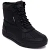 Nautica Lockview Duck Bot Mens Lace-up Man Made Winter & Snow Boots In Black