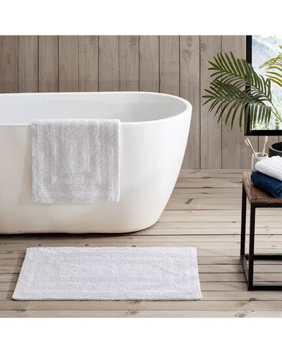 NAUTICA NAUTICA LOGAN 2PC WHITE BATH RUG SET