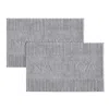 NAUTICA LOGO GREY BATH RUG SET