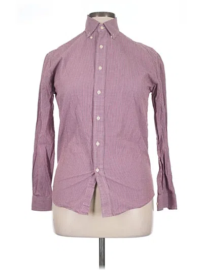 Pre-owned Nautica Long Sleeve Button Down Shirt In Pink