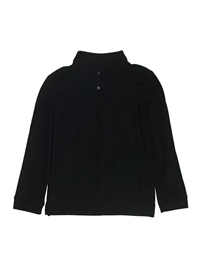 Pre-owned Nautica Kids' Long Sleeve Polo Shirt In Black