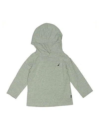 Pre-owned Nautica Kids' Long Sleeve Top Gray Tops