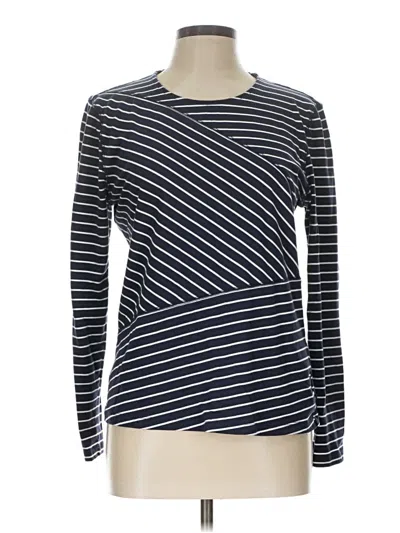 Pre-owned Nautica Long Sleeve T-shirt In Blue