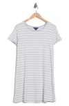 Nautica Longline Sleep Shirt In Multi