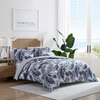 Nautica Marina Leaf Blue Twin Comforter-sham Set