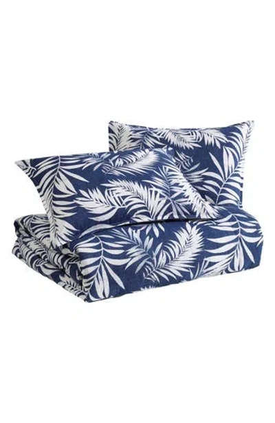 Nautica Marina Leaf Cotton Comforter Set In Multi