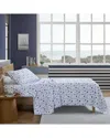 Nautica Maxon Map Lightweight Sheet Set In Blue