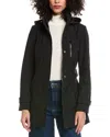 Nautica Medium Trench Coat In Black