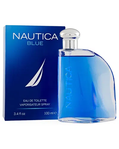 Nautica Men's 3.4oz Blue Edt In White