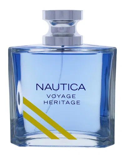 Nautica Men's 3.4oz  Voyage Heritage Edt Spray In Blue