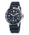 Nautica Men's Analog Blue Polyurethane Watch, 43mm In Blue