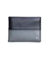 Nautica Men's Bifold Leather Wallet In Black