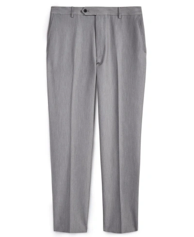 Nautica Men's Big & Tall Modern-fit Performance Stretch Dress Pants In Light Gray