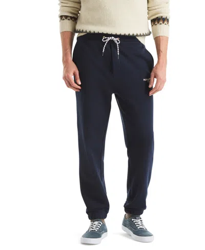 Nautica Men's Brushed Classic Fit Jogger Pants In Blue