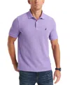 Nautica Mens Slim Fit Interlock Polo In Paisley Purple