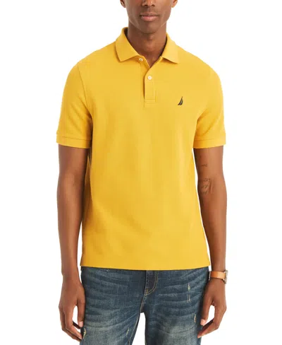 Nautica Men's Classic-fit Performance Deck Polo Shirt In Goldstar