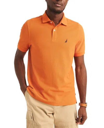 Nautica Men's Classic-fit Deck Polo Shirt In Grand Canyon