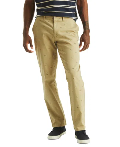 Nautica Men's Classic-fit Golf-print Twill Deck Pants In Twill Chino