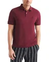 Nautica Men's Classic-fit Logo Polo Shirt In Burgundy