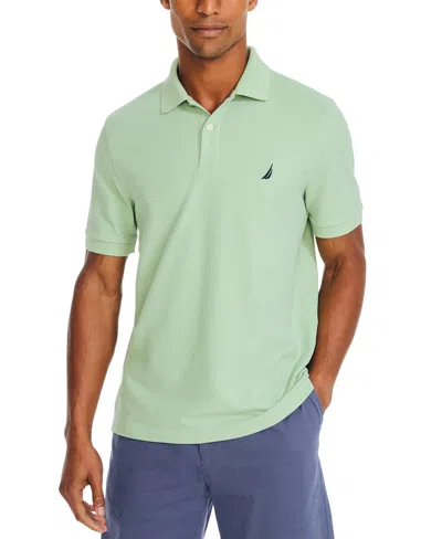 Nautica Men's Classic-fit Deck Polo Shirt In Fair Green