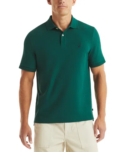 Nautica Men's Classic-fit Performance Deck Polo Shirt In Green