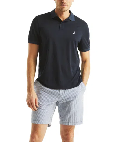 Nautica Men's Classic-fit Performance Polo Shirt In Blue