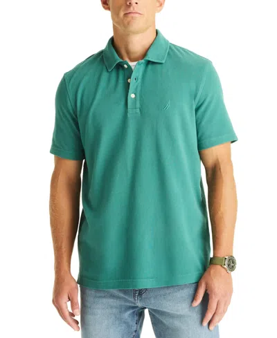 Nautica Men's Classic-fit Polo Shirt In Green