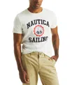 Nautica Sailing Graphic T-shirt In Neutral