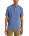 Nautica Men's Classic-fit Solid Henley In Union Blue