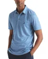 Nautica Men's Classic-fit Stripe Golf Polo Shirt In Blue