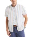 Nautica Men's Classic-fit Stripe Shirt In White