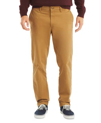 Nautica Men's Classic-fit Twill Deck Pants In Boca Brown