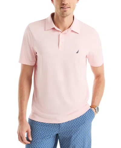 Nautica Men's Classic-fit Performance Polo Shirt In Purple