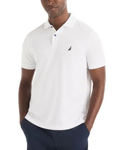 Nautica Men's Classic-fit Performance Polo Shirt In White