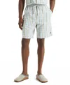Nautica Men's Crafted Plaid Poplin Sleep Short In High Rise