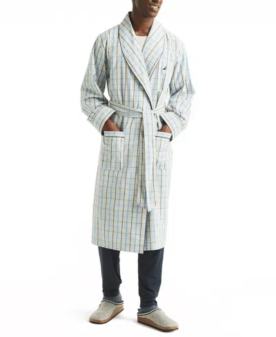 Nautica Men's Crafted Plaid Robe In High Rise