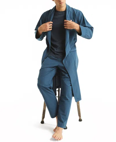 Nautica Men's Crafted Robe In Ensign Blue