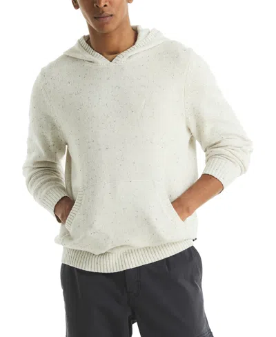 Nautica Men's Donegal Pull-on Hooded Sweatshirt In White
