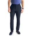 Nautica Men's Flat-front Performance Pants In Blue