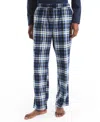 Nautica Men's Fleece Plaid Pajama Pants In Pattern