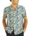 Nautica Men's Floral Button-up Camp Shirt In Multi