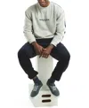 Nautica Men's Graphic Logo Crewneck Sweatshirt In Gray