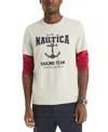 Nautica Mens Sailing Team Graphic T-shirt In Multi