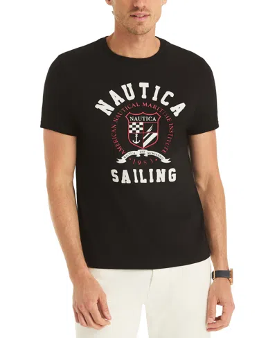 NAUTICA MEN'S GRAPHIC SHORT SLEEVE T-SHIRT