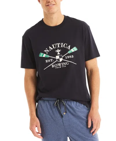Nautica Men's Graphic Sleep T-shirt In Navy