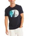 Nautica Mens Sustainably Crafted J-class Graphic T-shirt In Navy