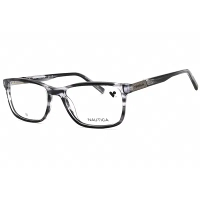 Nautica Men's Grey Rectangular Eyeglass Frames N8177