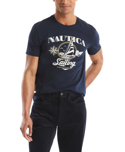 Nautica Men's Heritage Graphic T-shirt In Blue