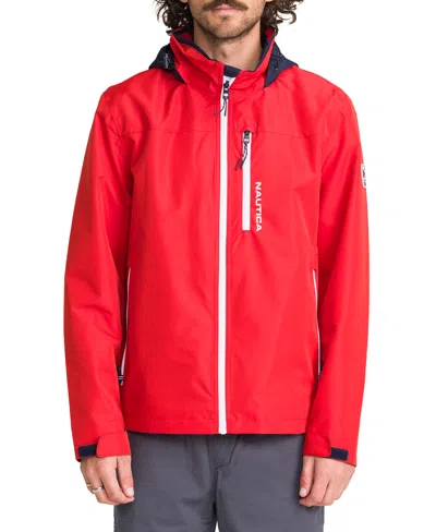 Nautica Sailing Jacket In Red