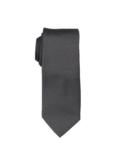 Nautica Men's John Mini Business Professional Neck Tie Black Size Regular In Brown